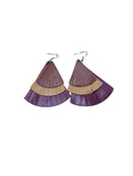 Layered Fan Earrings Jewelry