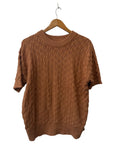 Textured Knit Short Sleeves