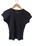 Zara Fitted Crewneck Short Sleeves