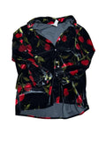 The Quacker Factory Button-Up Floral Long Sleeves