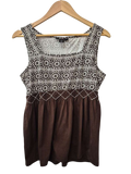 Style & Co Patterned Sleeveless Tanks