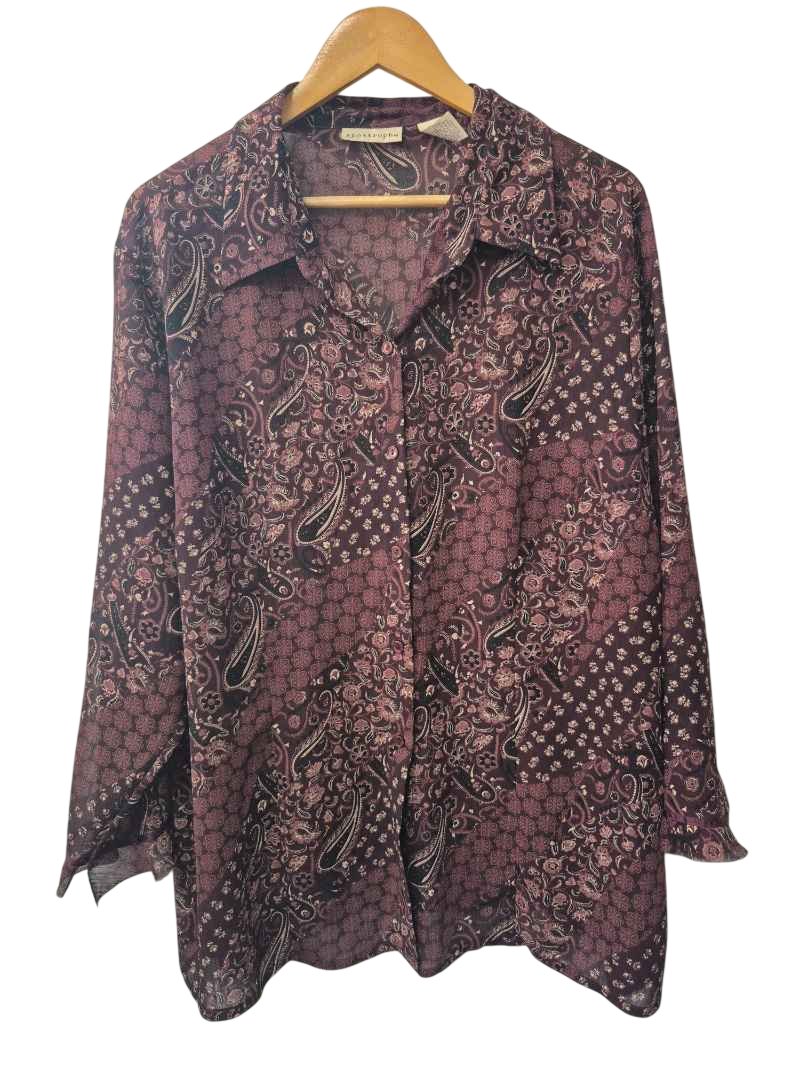 Apostrophe Paisley Blouse Vintage