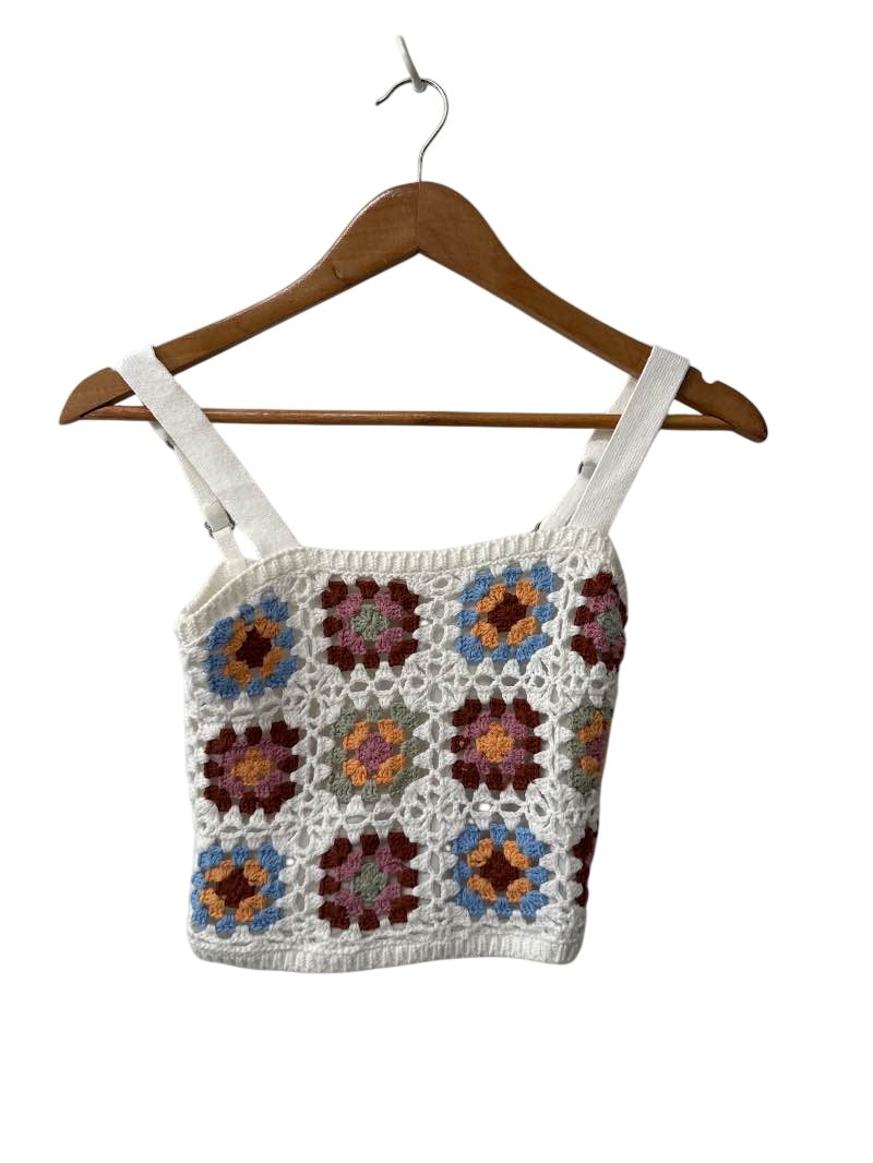 Hollister Crochet Tank Tanks