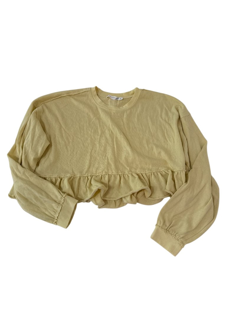 Altar’d State Ruffled Cropped Long Sleeves