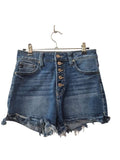 Can Kan Frayed Hem Shorts