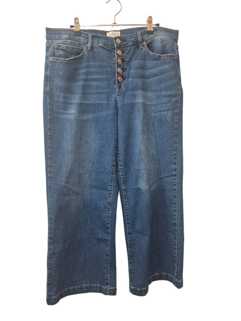 Nicole Miller Wide Leg Jeans