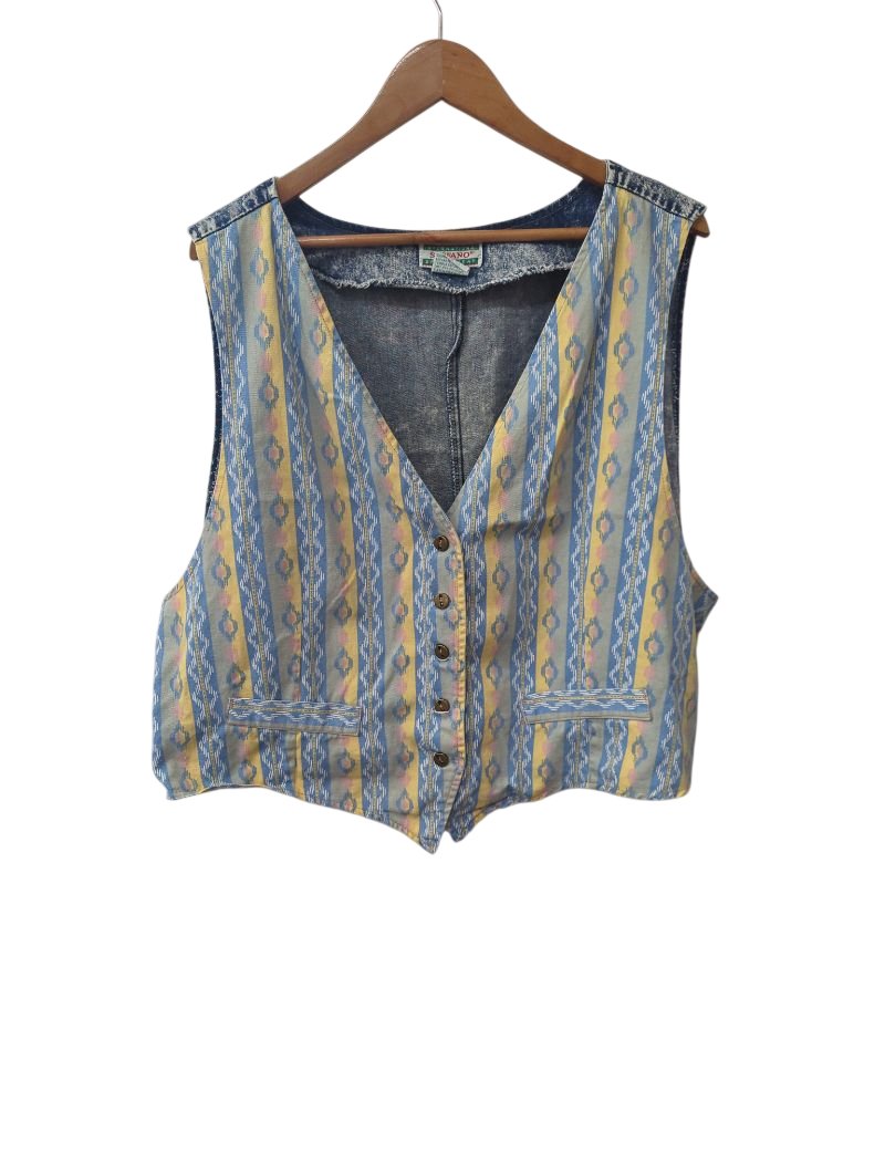 Stefano International Vintage Buttoned Vest Vintage