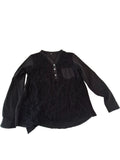 Lace Henley Long Sleeves