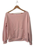 Boat Neck Sweatshirt Long Sleeves