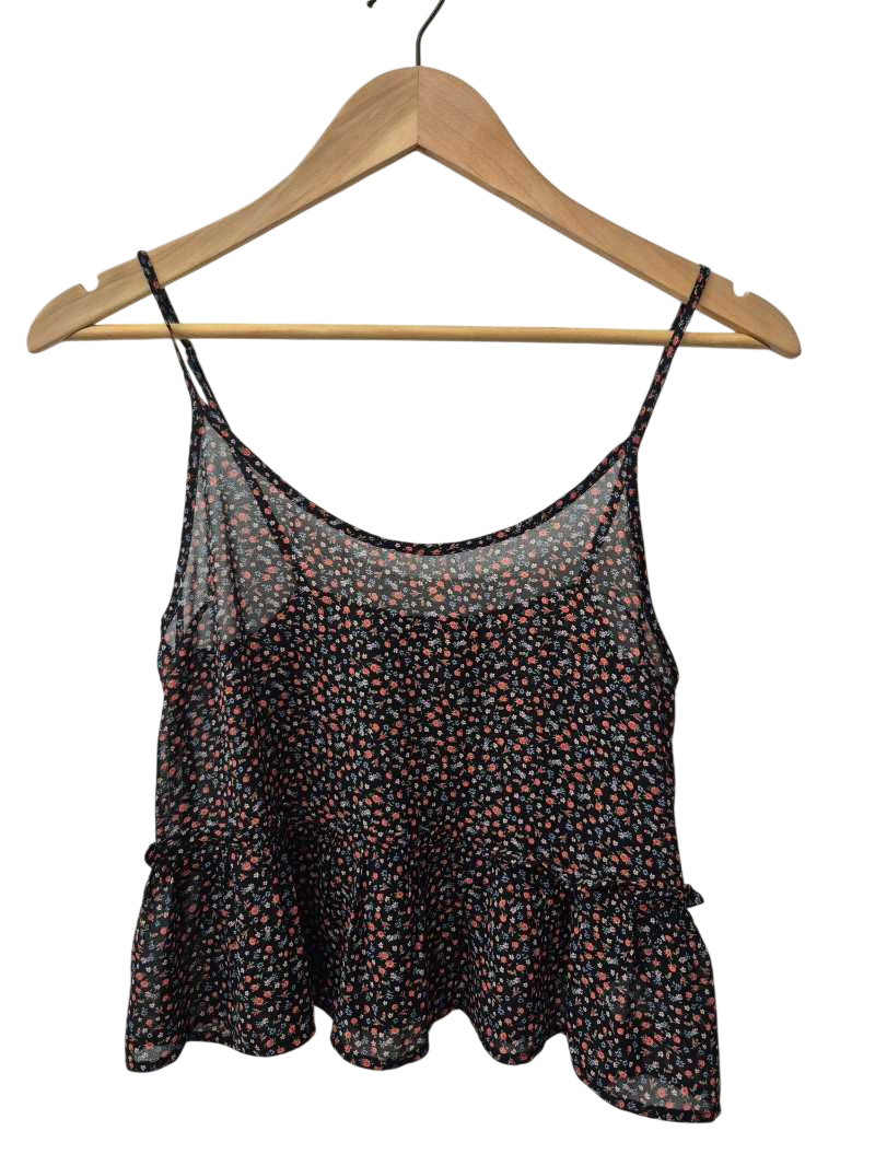 Forever 21 Floral Peplum Tanks