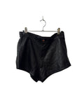 The Federation High-Waisted Leather Shorts