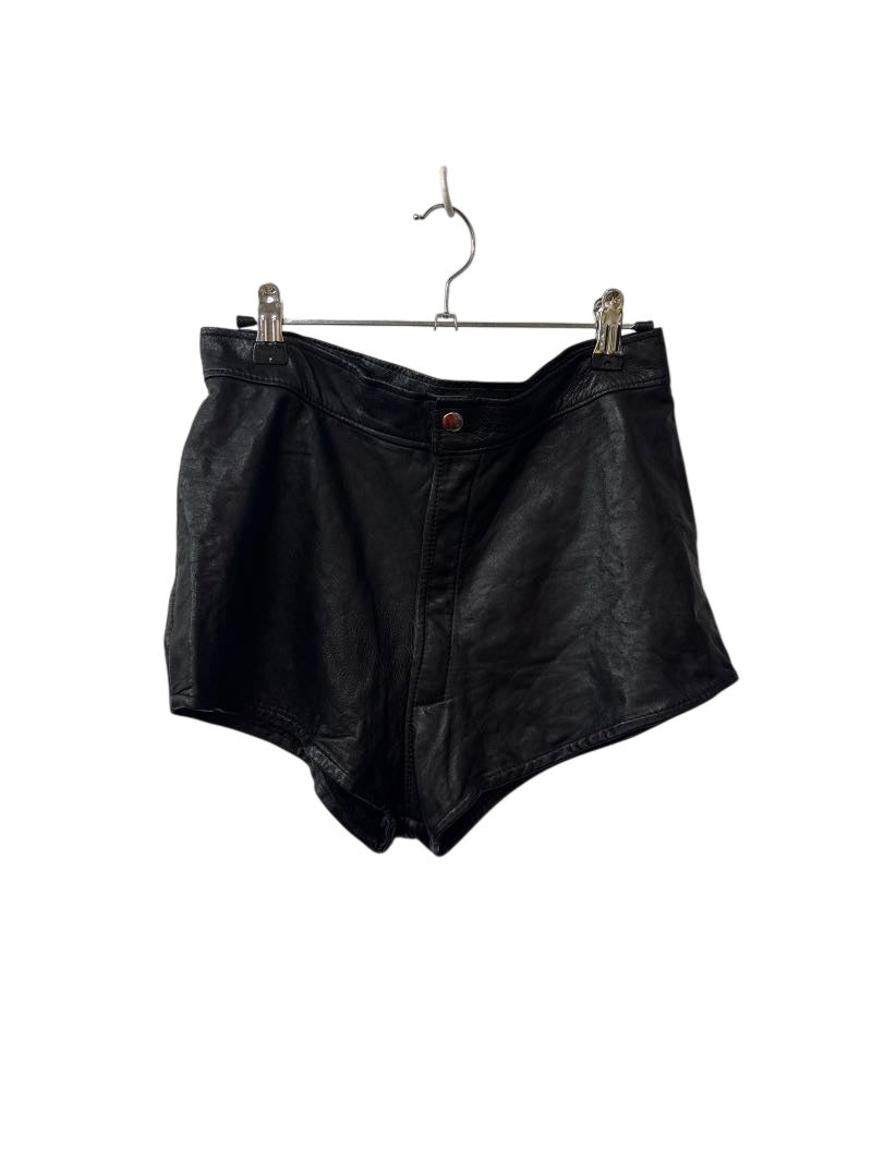 The Federation High-Waisted Leather Shorts