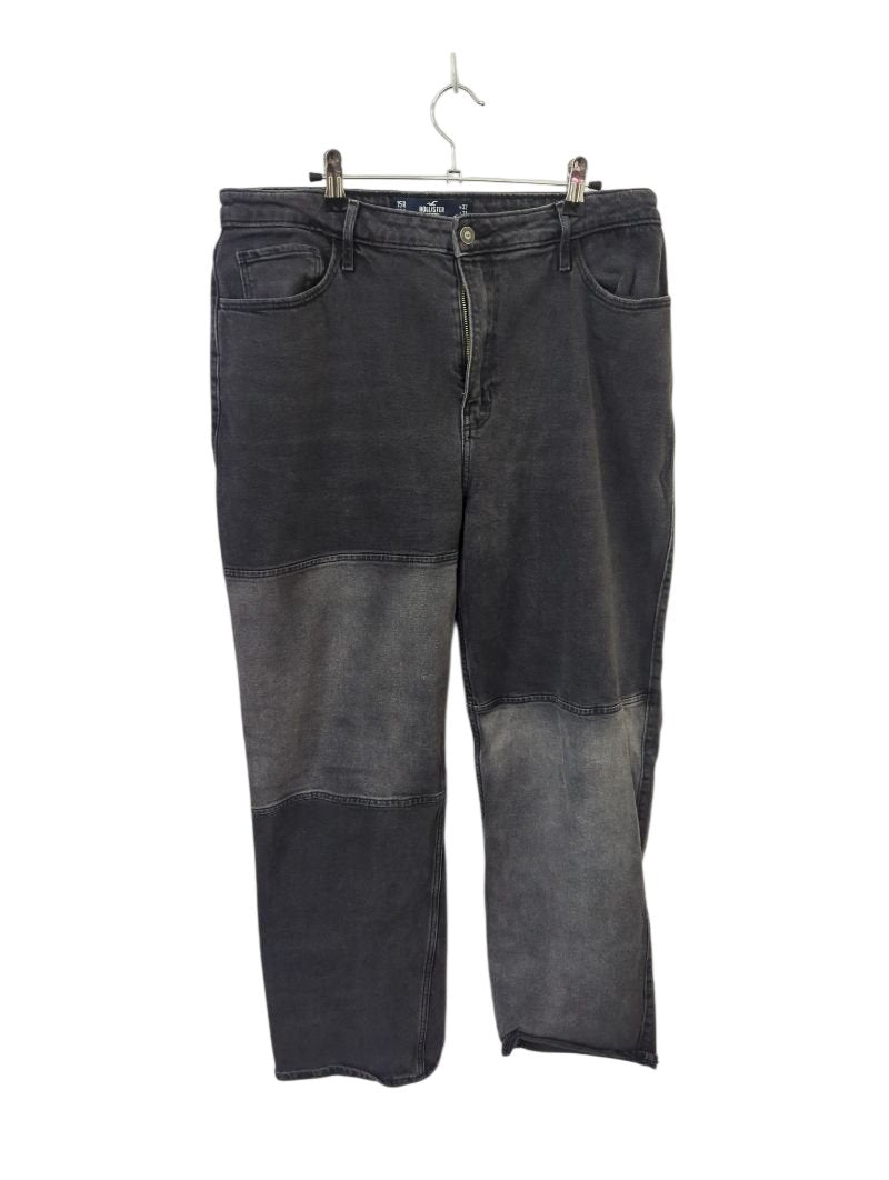 Hollister Patchwork Straight Leg Jeans
