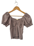 Altar'd State Smocked Puff Sleeve Short Sleeves