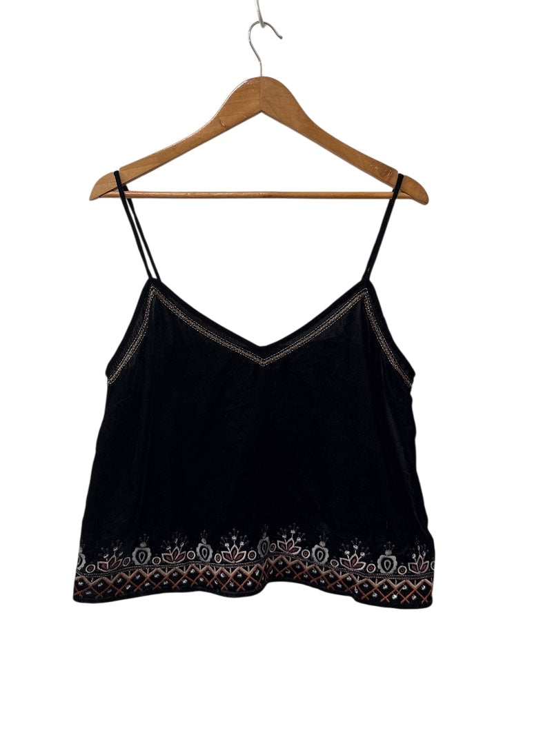 Aeropostale Embroidered Cami Tanks