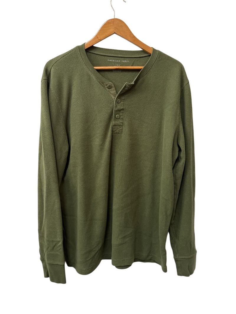 American Eagle Henley Thermal Long Sleeves