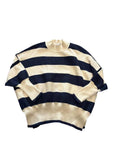 Arula Striped Mock Neck Sweaters