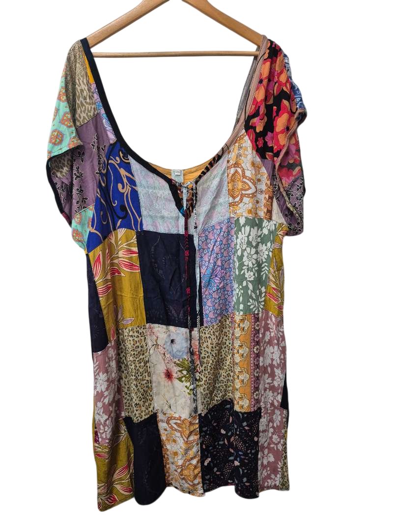Peaceful People Patchwork Dress Dresses