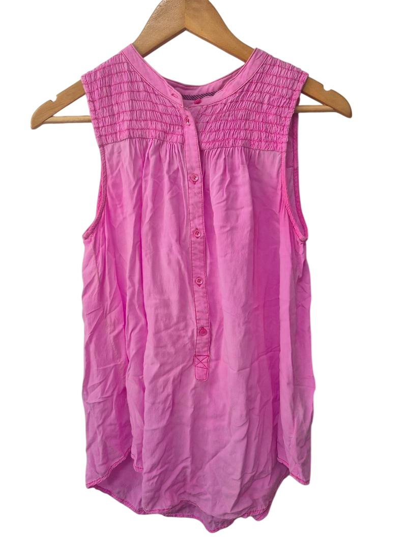 Holding Horses Sleeveless Button-Front Tanks