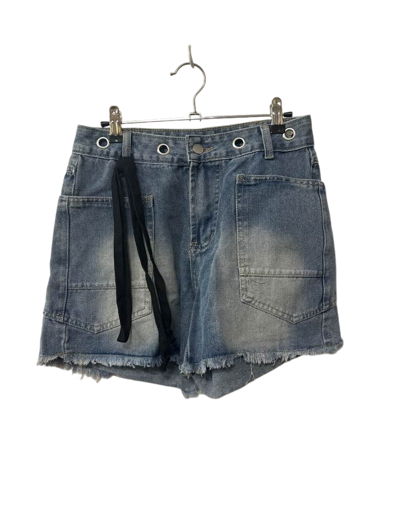 Frayed Hem Shorts