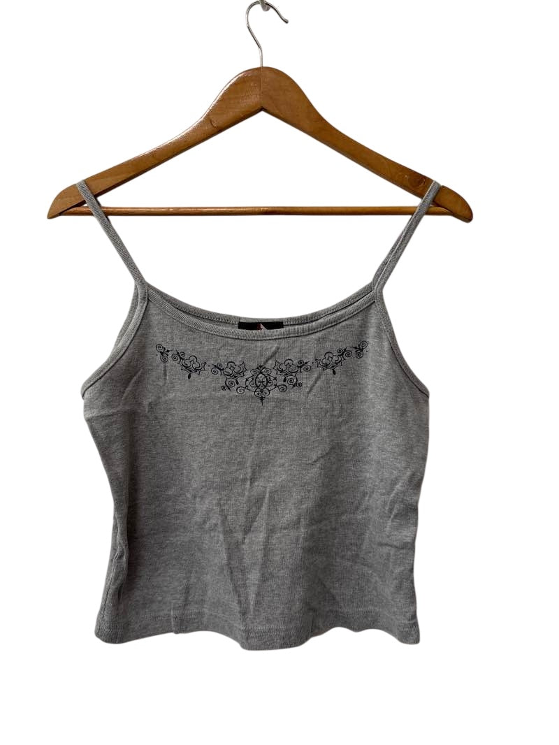 No Boundaries Embroidered Spaghetti Top Vintage