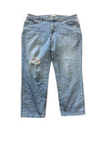 Madewell Distressed Straight Leg Jeans