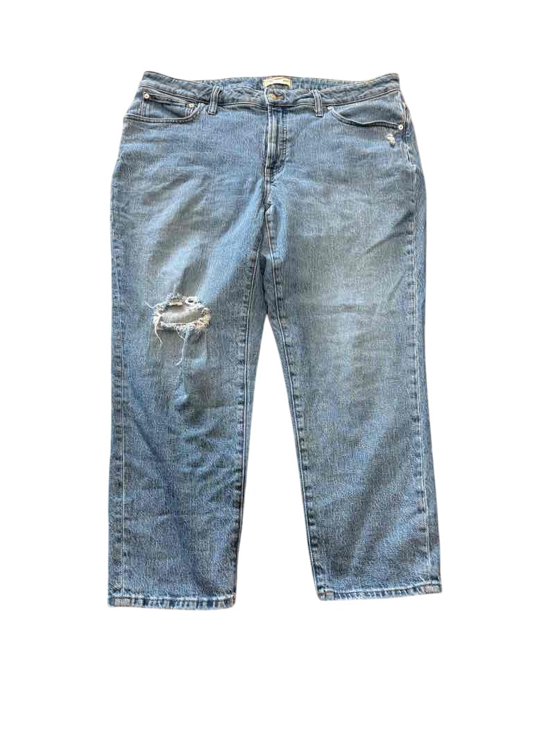 Madewell Distressed Straight Leg Jeans