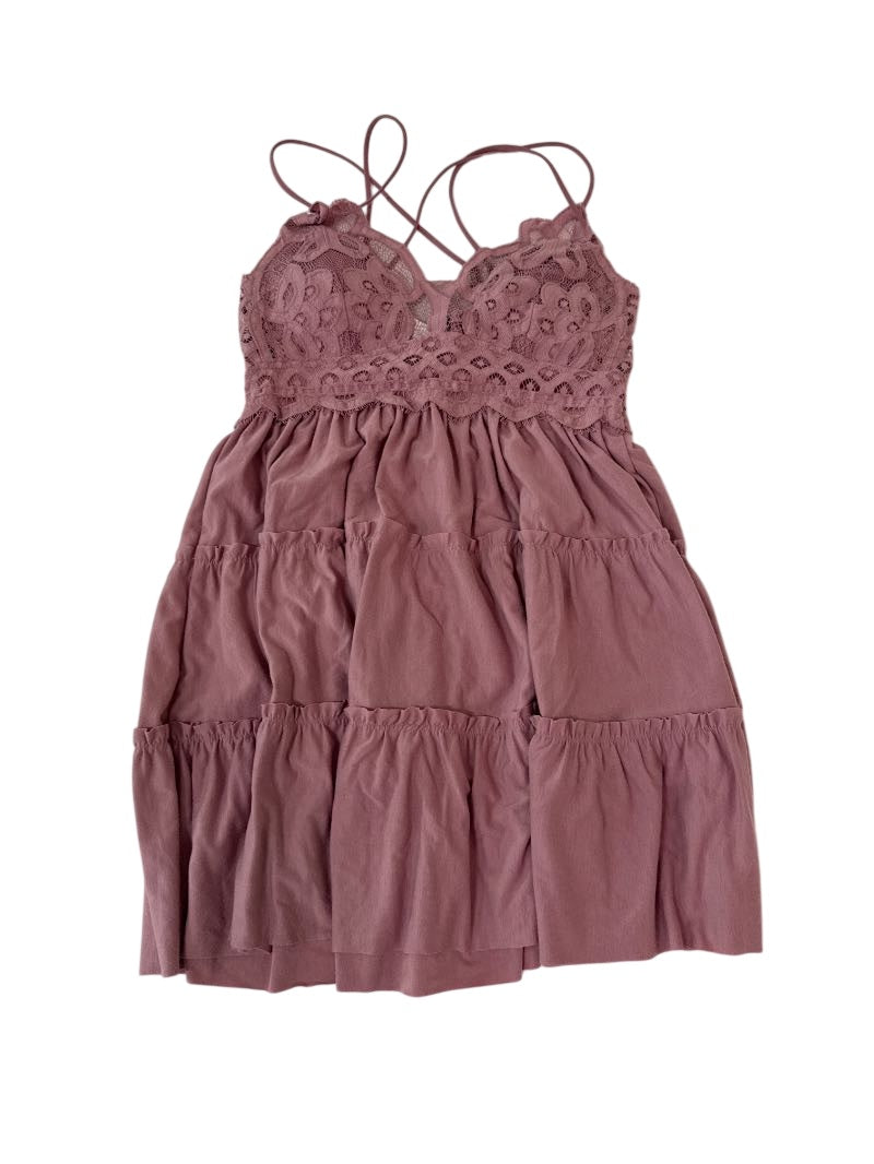 Zeanna Lace Trim Sundress Dresses