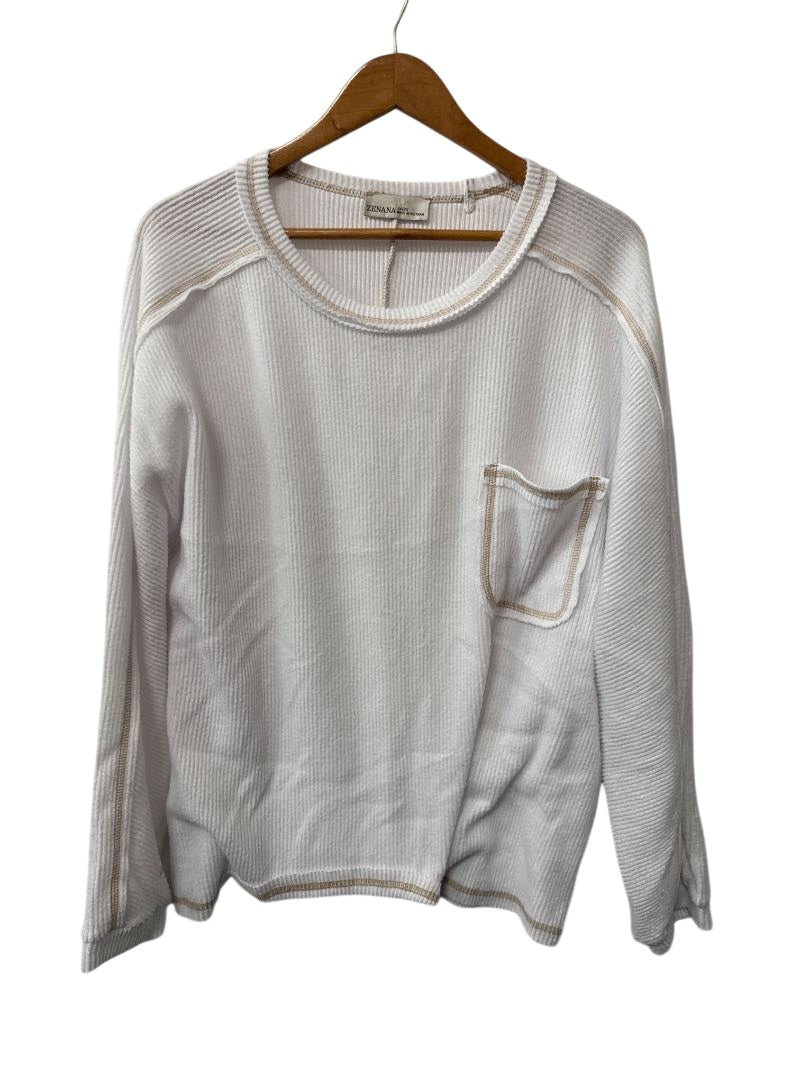 Zenana Outfitters Ribbed Knit Long Sleeves