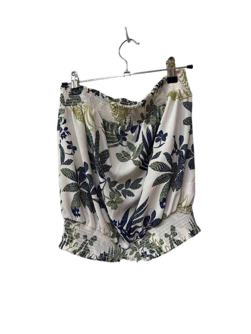 Naked Zebra Floral Smocked Tank Tanks