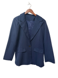 Single Button Blazer Long Sleeves