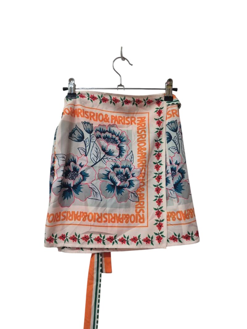Commense Floral Wrap Skirt
