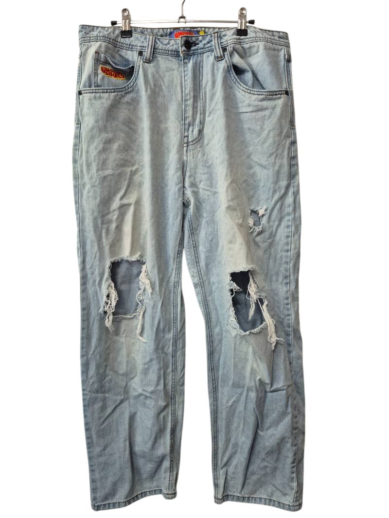 Empyre Distressed Straight Leg Jeans