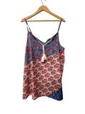 Patterned Spaghetti Tank Tanks