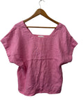 Madewell Boxy Linen Top Short Sleeves