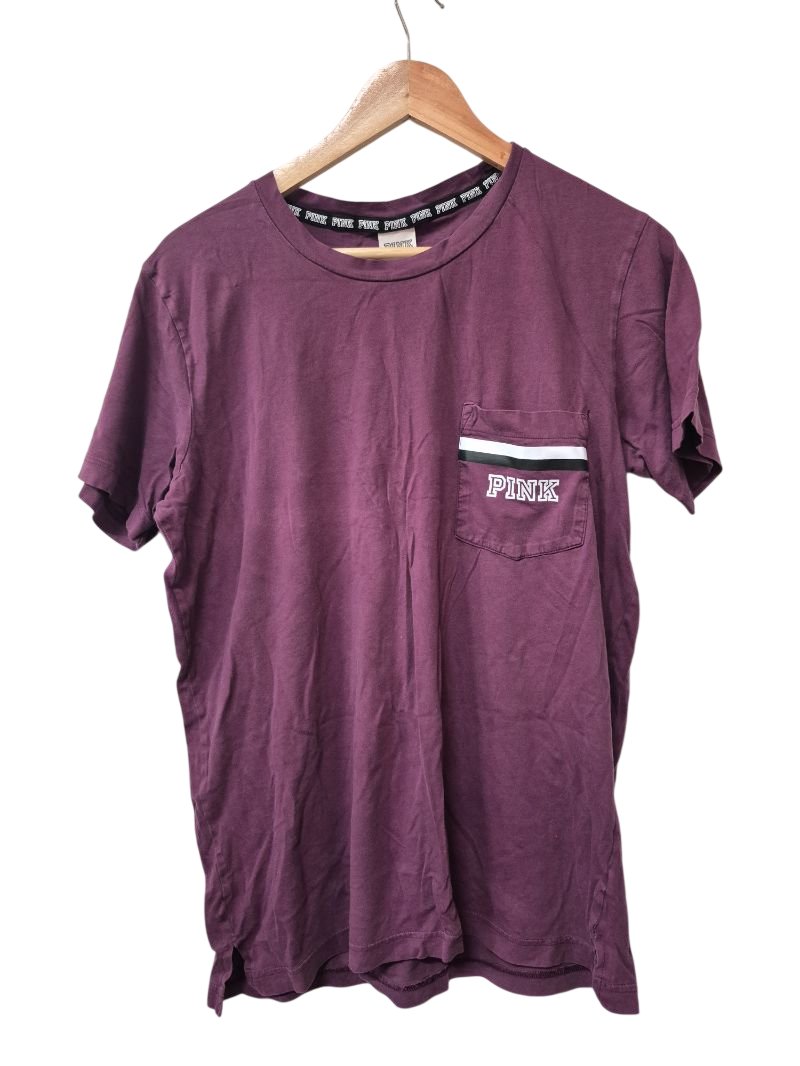 Pink Pocket Tee Short Sleeves