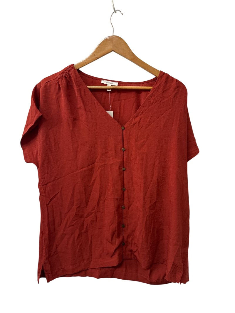Maurice’s Button-Up Blouse Short Sleeves