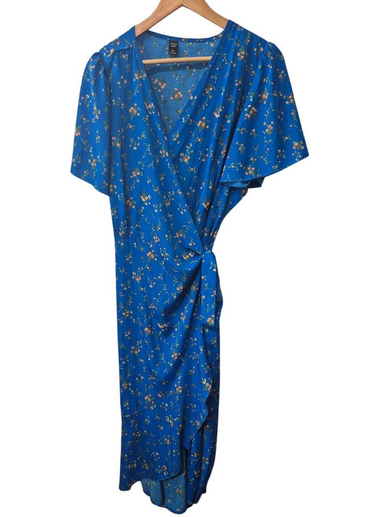 Shein Floral Wrap Dress Dresses
