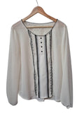 Button Detailed Blouse Long Sleeves
