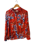 Loft  Floral Button-Up Long Sleeves