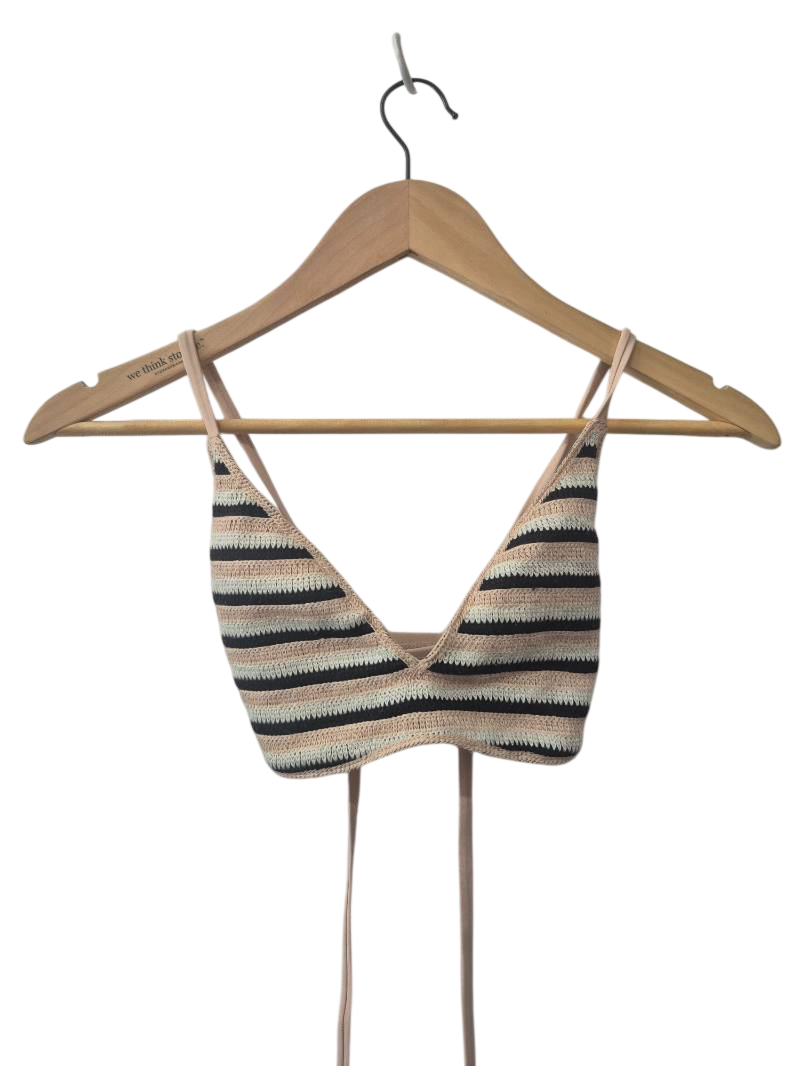 Wild Fable Striped V-Neck Swimwear