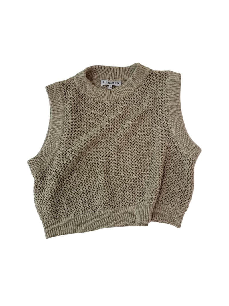 En Saison Sleeveless Knit Tanks