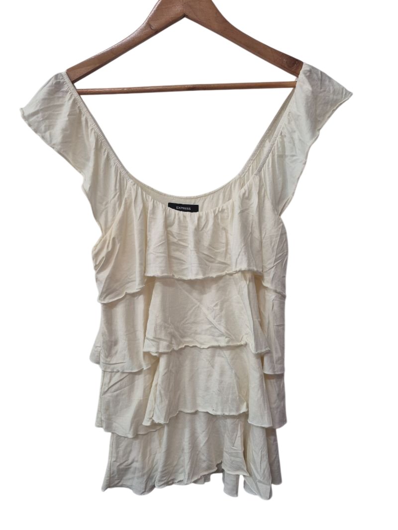 Express Layered Ruffle Sleeveless Tanks