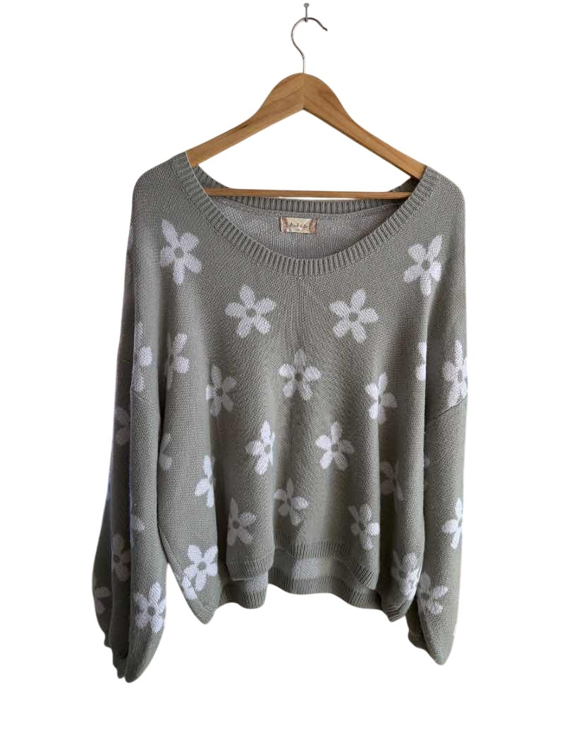 Altar’d State Floral Knit Sweaters