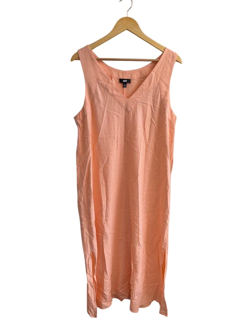 DKNY Sleeveless V-Neck Dresses