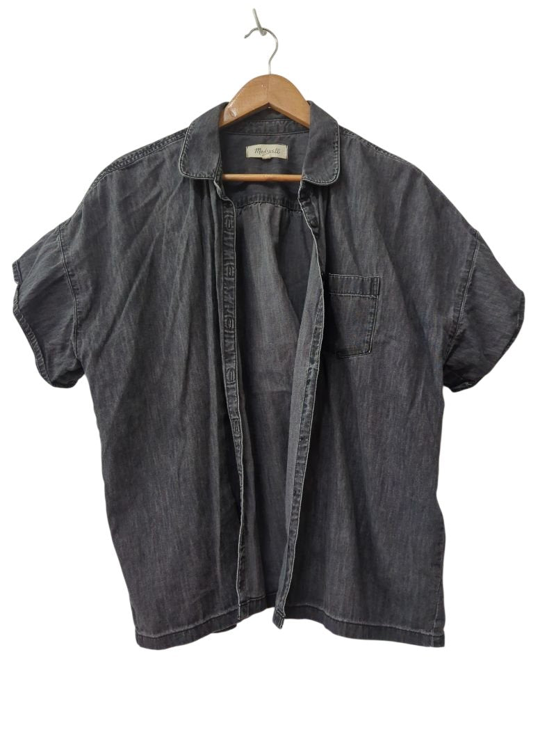 Madewell Button-Up Denim Short Sleeves