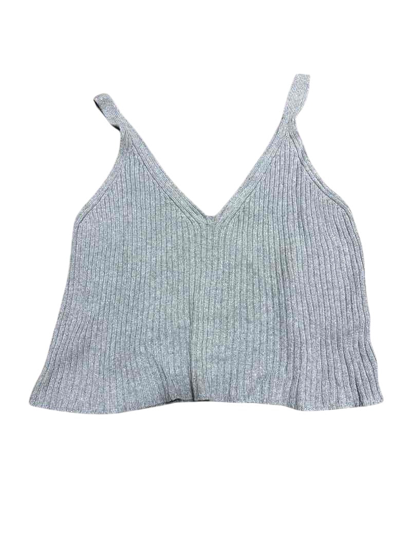Open Edit V-Neck Ribbed Tanks