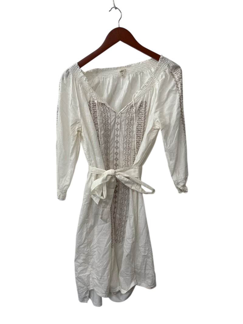 Caslon Tie-Waist Embroidered Dresses