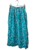 Chaus Floral Pattern Skirt Vintage