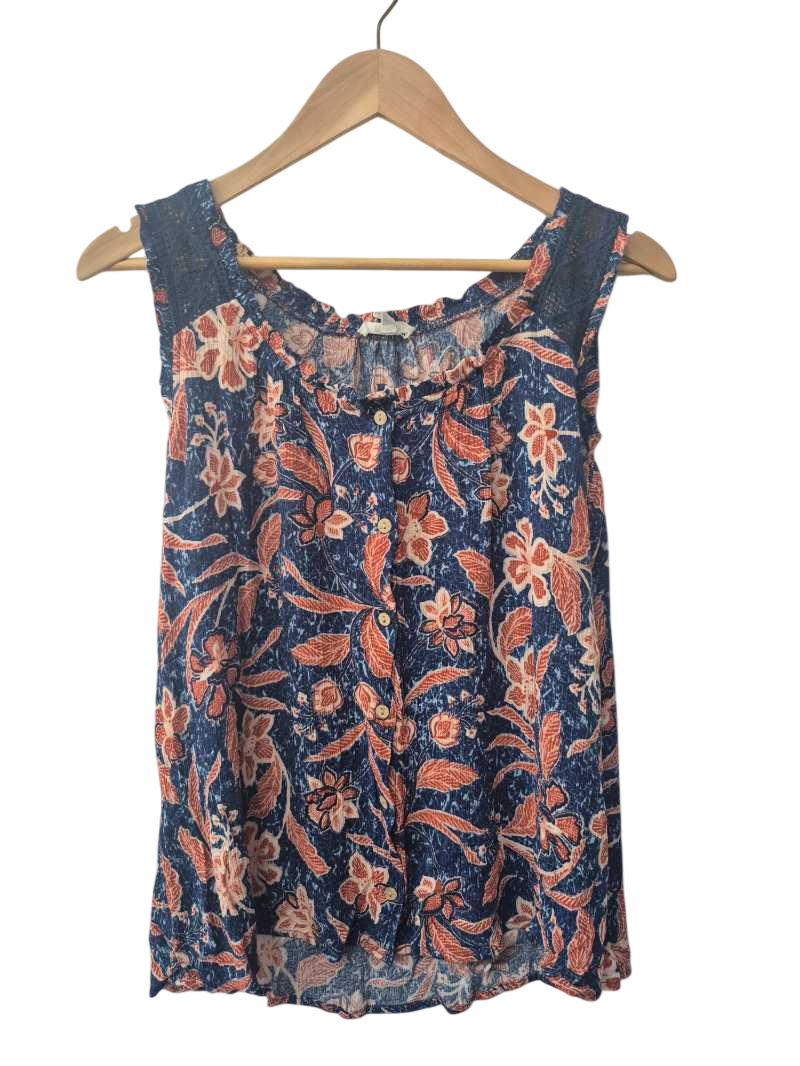 Maurices Floral Buttoned Tanks
